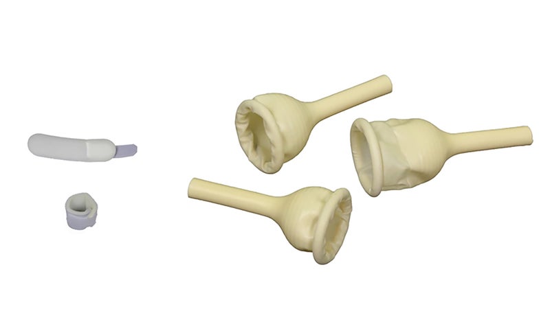 25-Units Rubber Urinal Bag Male External Catheters | Condom Catheters Single use (Large 30 mm 1.2 Inches)